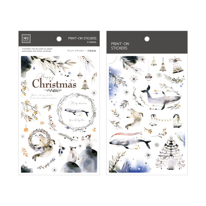Christmas Series Transfer Stickers
