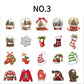 Christmas Theme Sticker NO.3 – 20 stickers with stockings, snow globes, candy canes. Ideal for bullet journals, scrapbooks, water bottles, and gift wrapping. Durable material keeps colors vibrant.