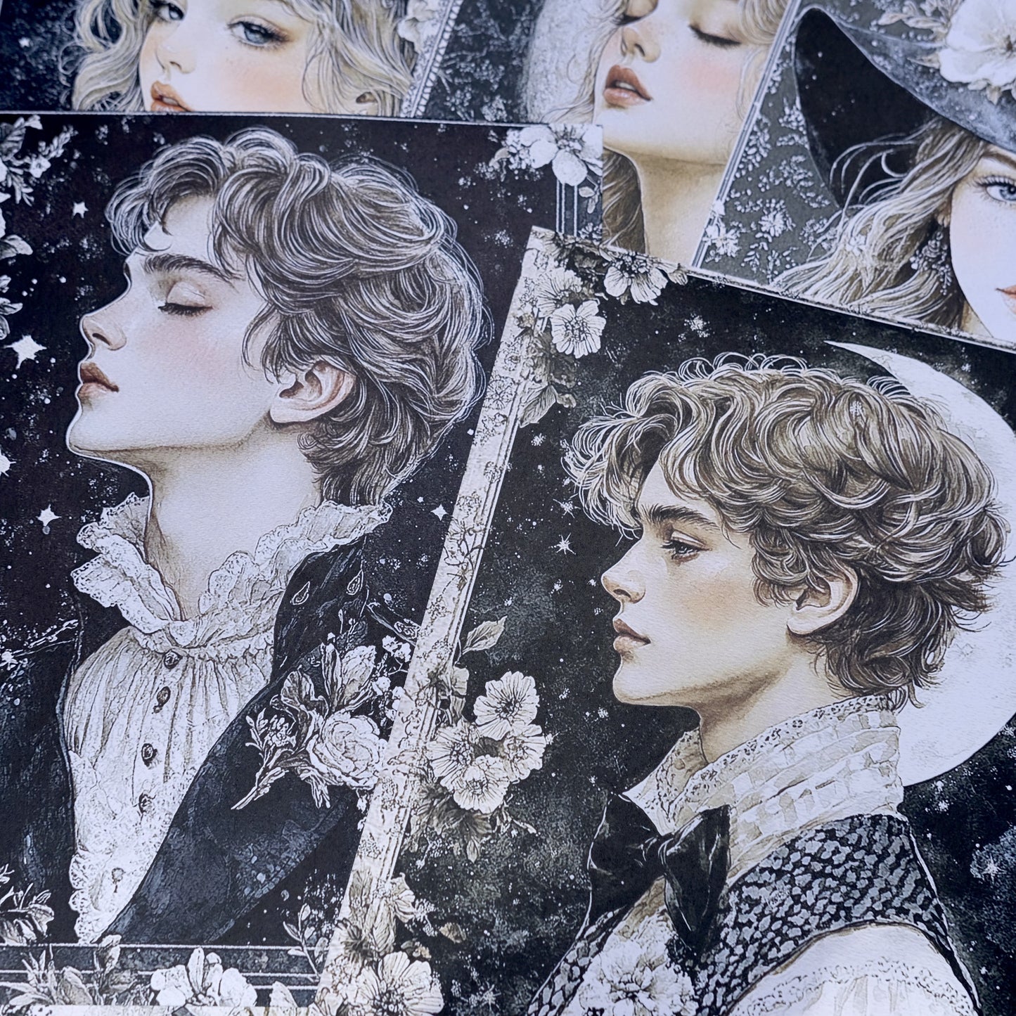 Moonlight Elf Scrapbook Paper