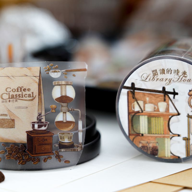 Coffee Theme PET Tape