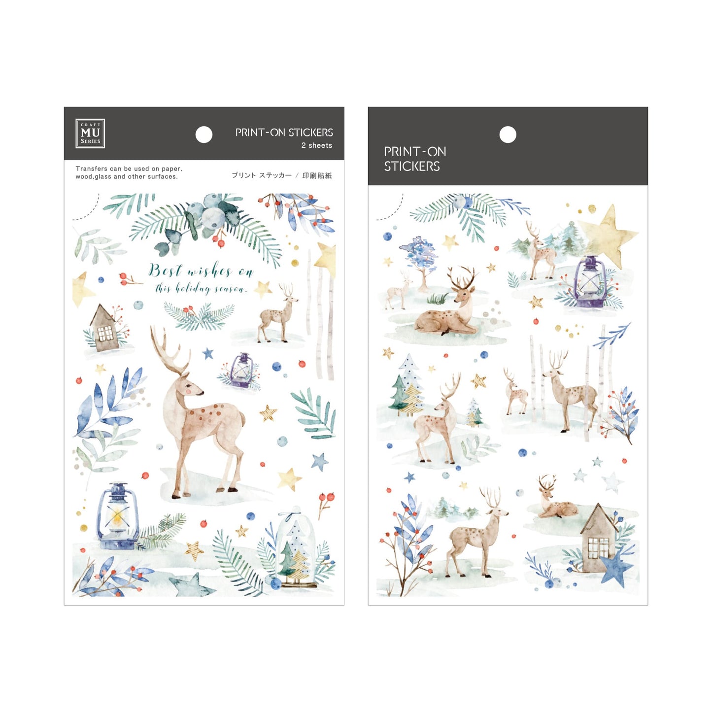Christmas Series Transfer Stickers