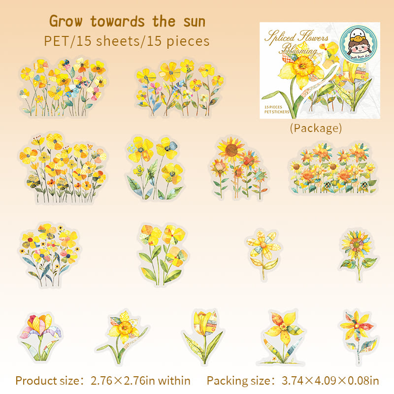 Flower Series Stickers