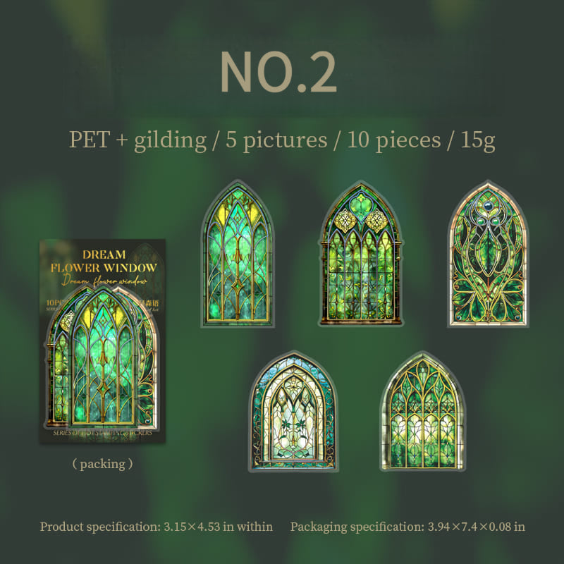 Stained Glass Window Stickers