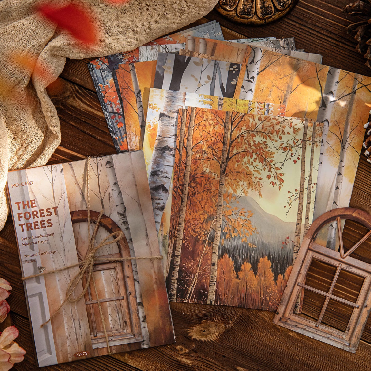 Natural Landscape Scrapbook Paper