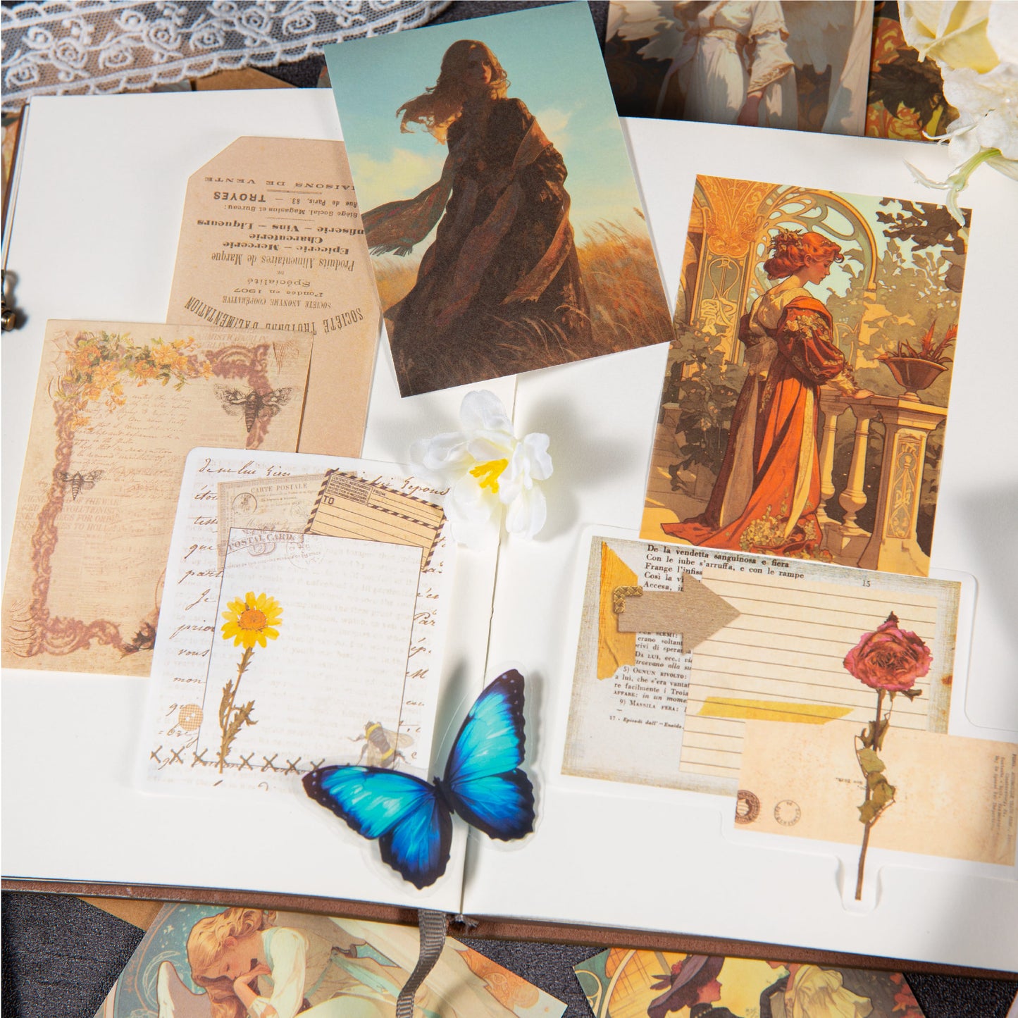 Vintage Poster Sticker Book