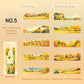 Autumn leaves PET+Paper sticker