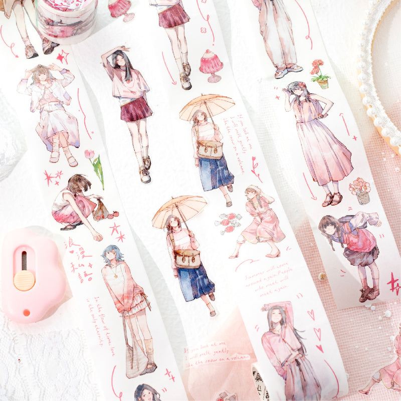 Character Die-Cut Washi Tape