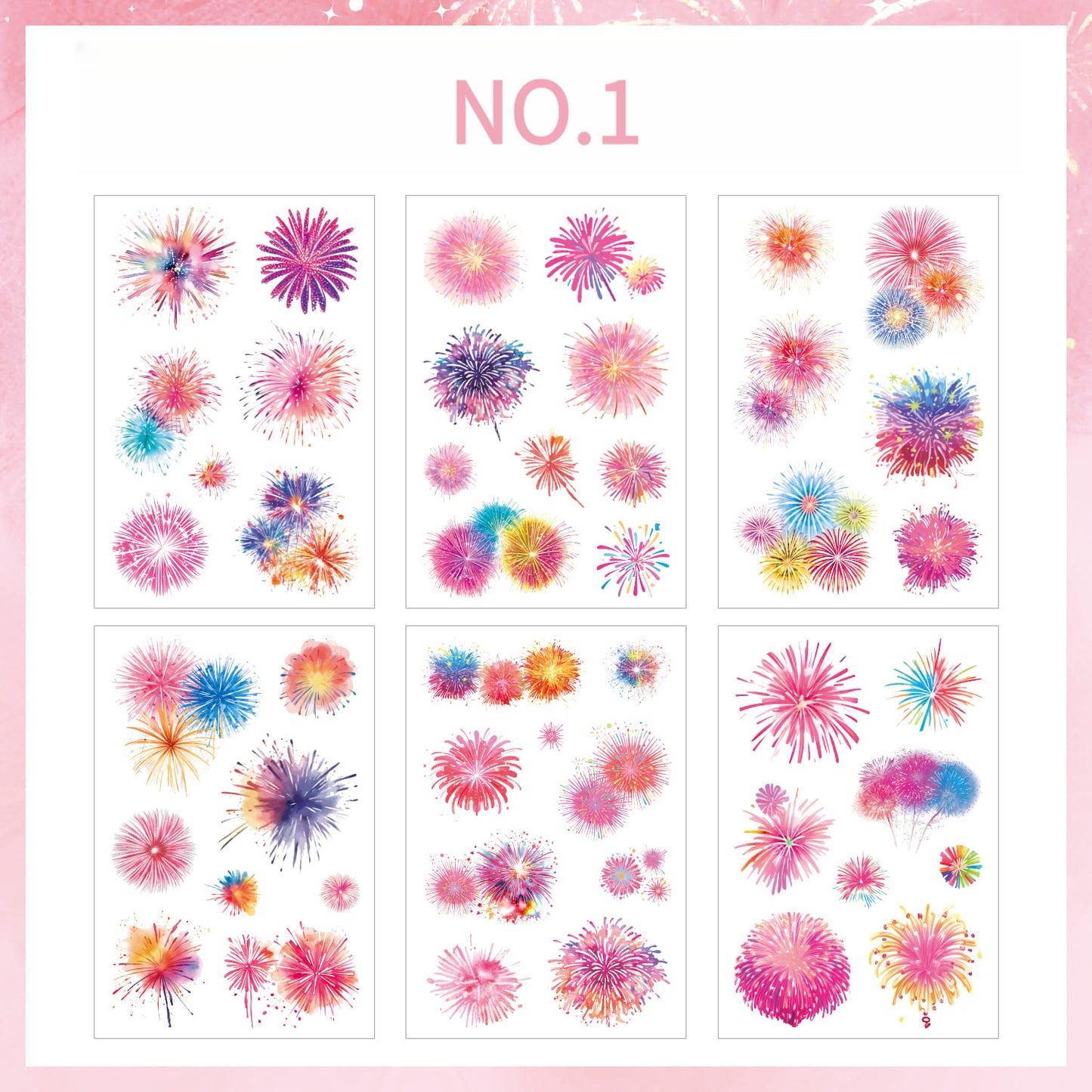 Fireworks Stickers Pack