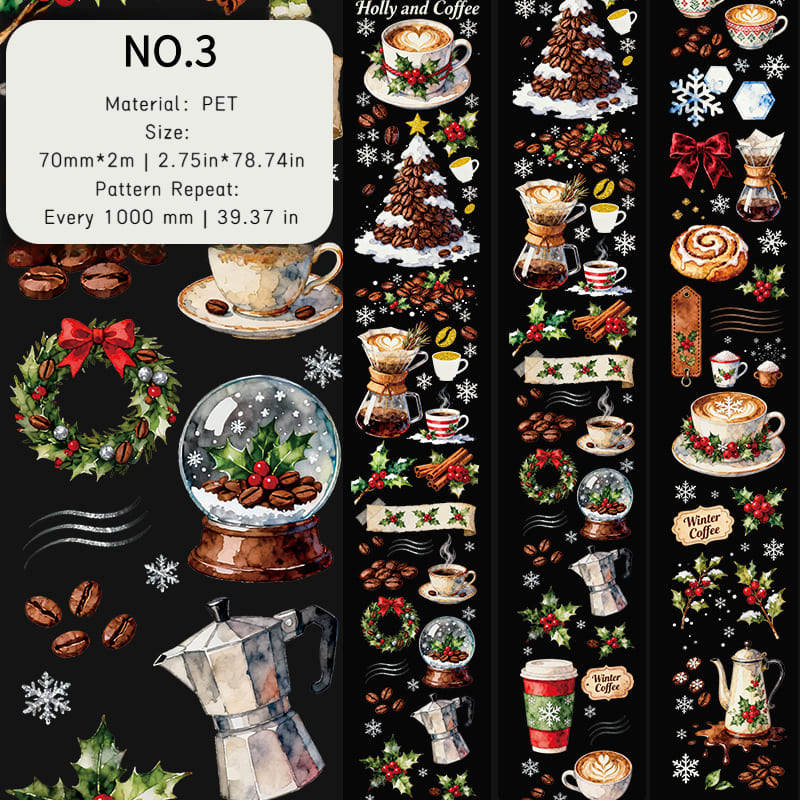 Christmas Series PET Tape