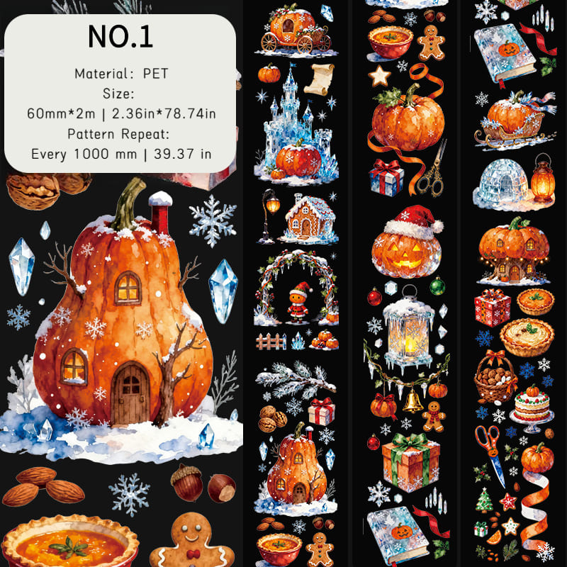 Christmas Series PET Tape