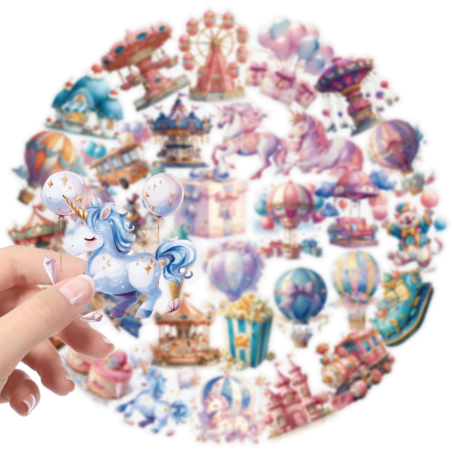 Amusement Park Stickers Pack