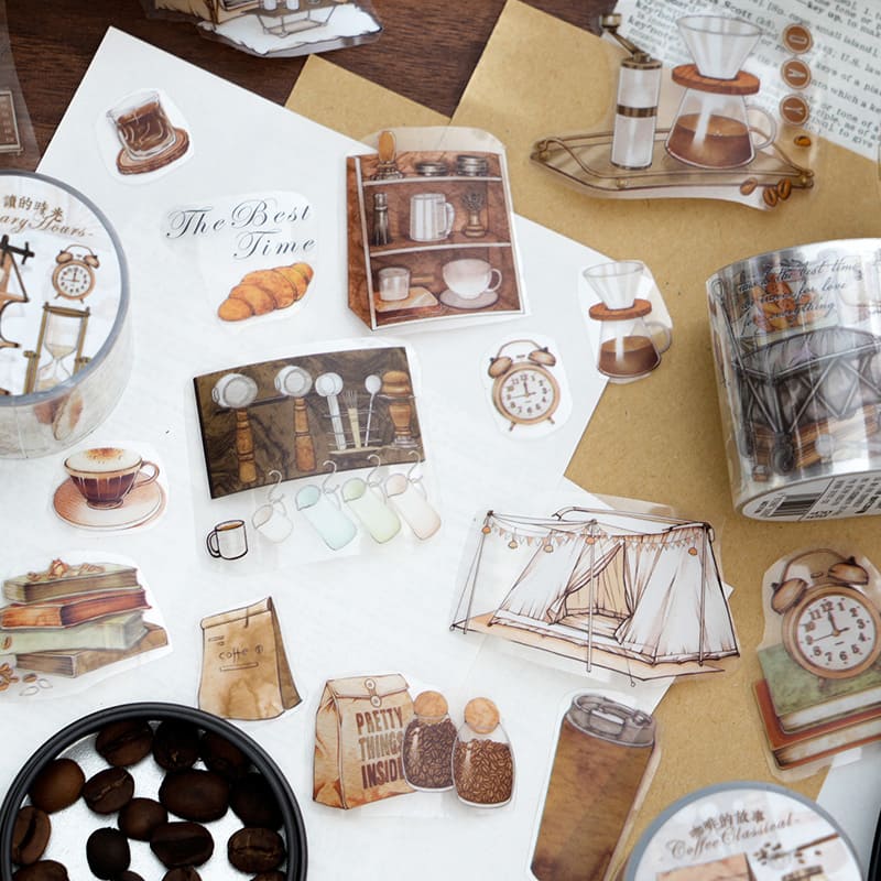 Coffee Theme PET Tape