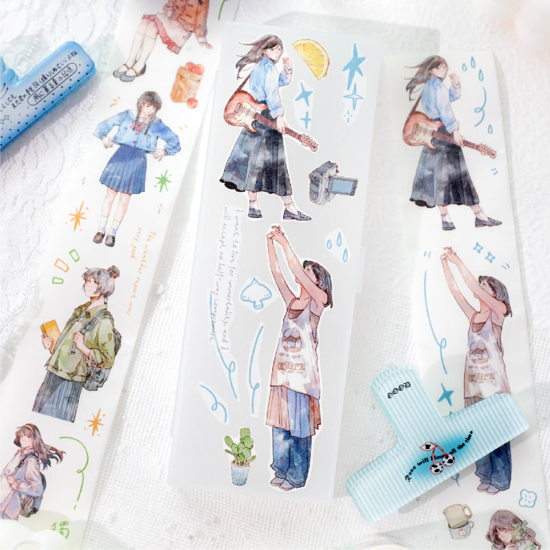 Character Die-Cut Washi Tape
