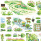Garden Theme One Cycle PET Tape