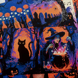Halloween-Themed Journaling Paper