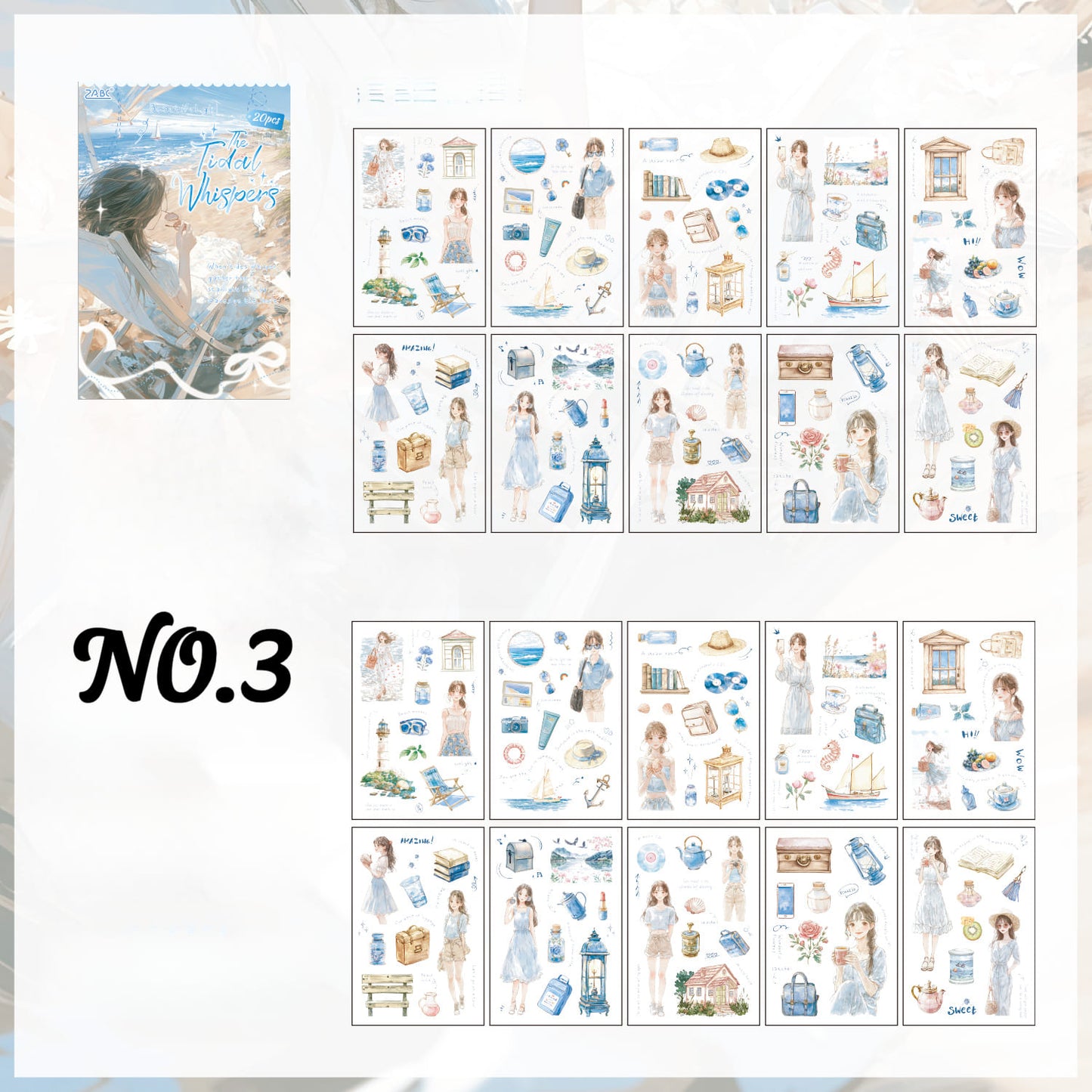 Everyday Life Character Sticker Book