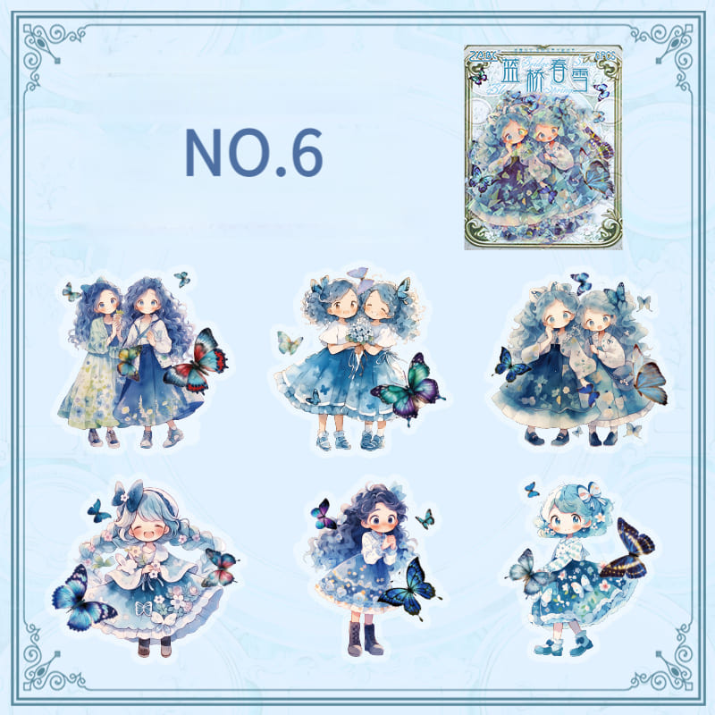 Butterfly Maiden Stickers