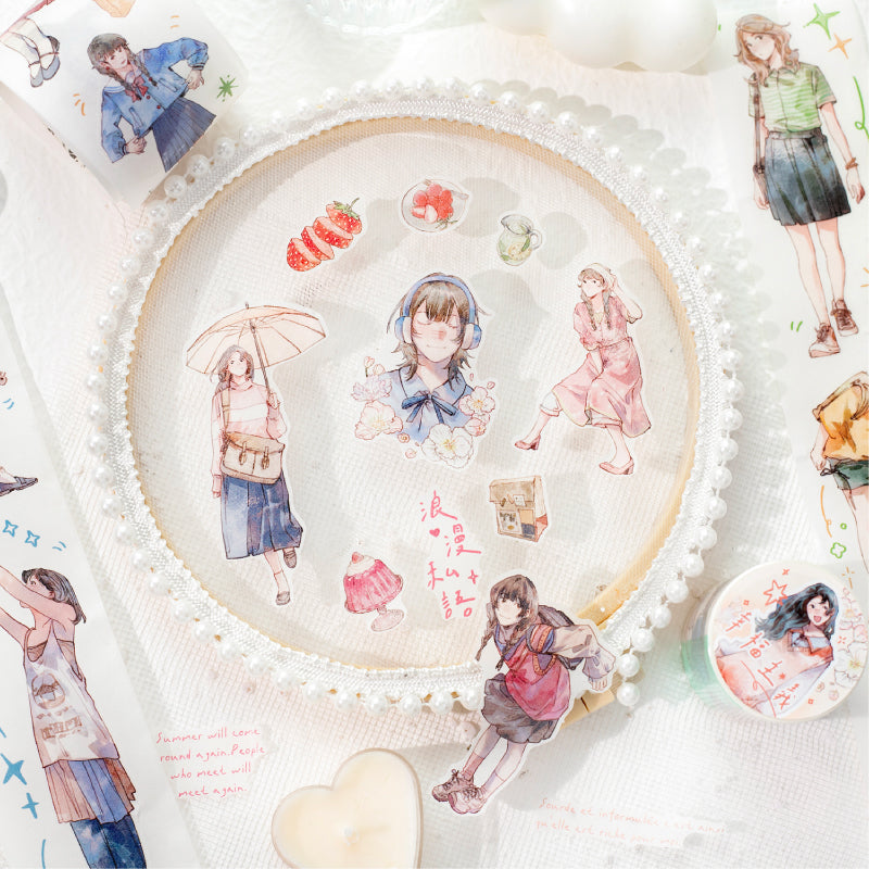 Character Die-Cut Washi Tape