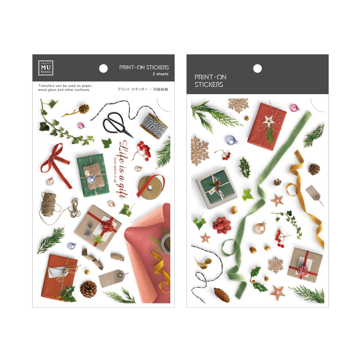Christmas Series Transfer Stickers