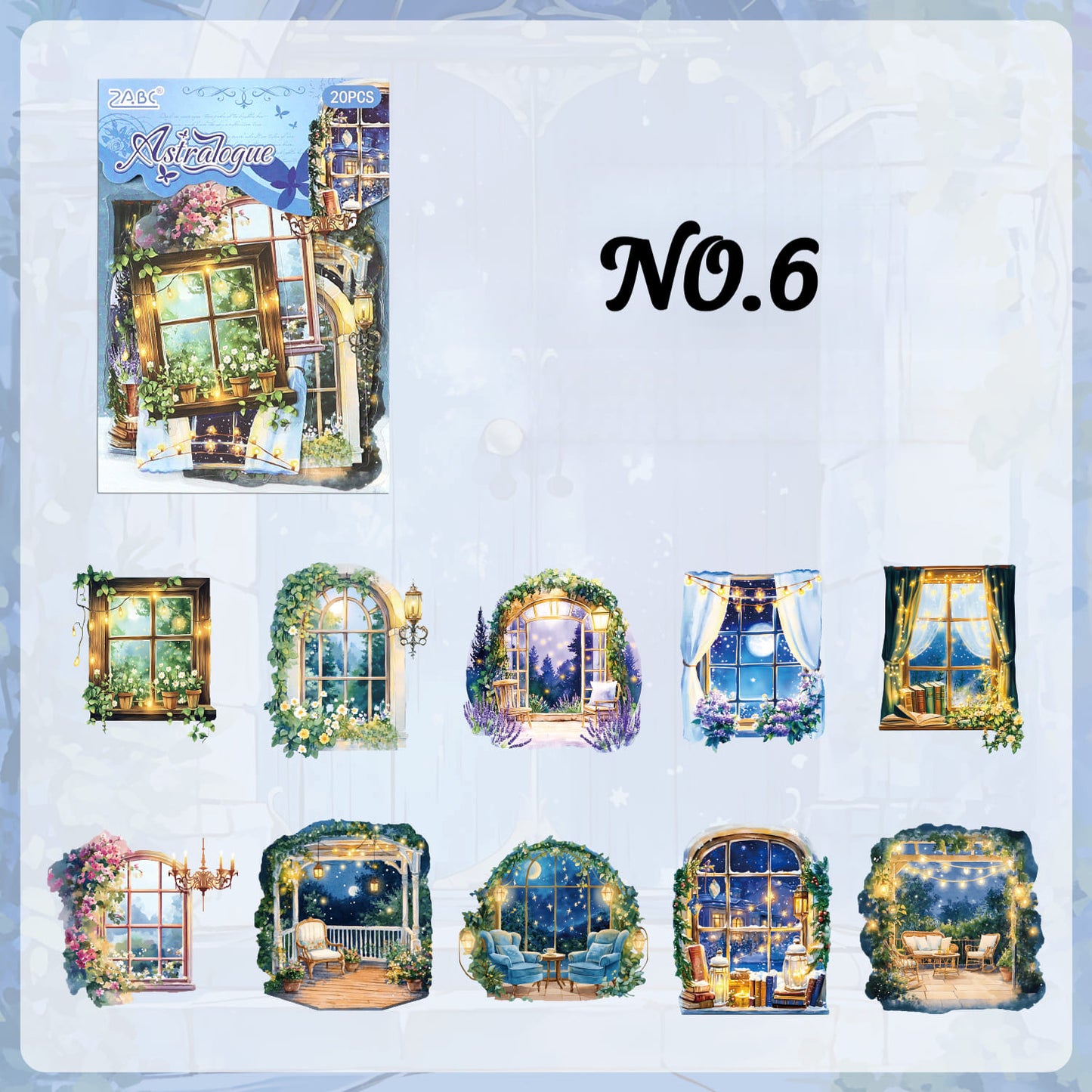 Fantasy Adventure Journey Stickers