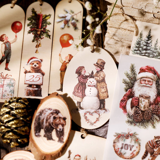 3PCS Christmas Transfer Stickers