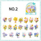 Bouquet PET Stickers