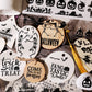 Black Halloween Transfer Sticker