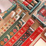 Christmas Theme Washi Tapes - 8 Rolls Deco Set