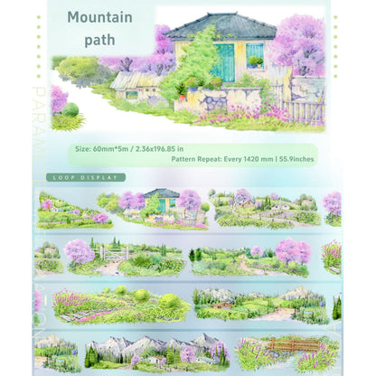 Mountain Forest Series Extra Long Loop Tape