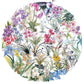 50PCS Orchid Grass Stickers