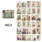 60PCS Vintage Box-Style Scrapbook Paper