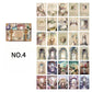 60PCS Vintage Box-Style Scrapbook Paper