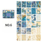 60PCS Vintage Box-Style Scrapbook Paper