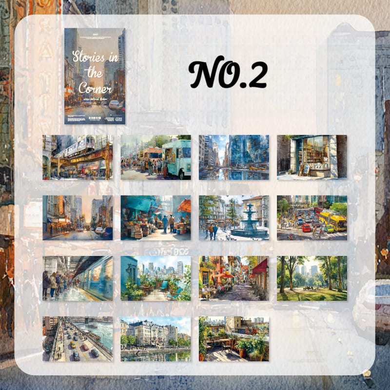 Urban Twilight Scenery Paper Pack