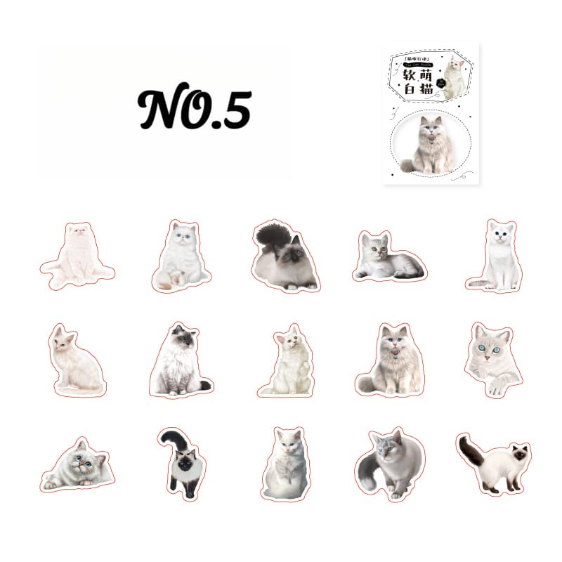 Vellum Cat Sticker Pack