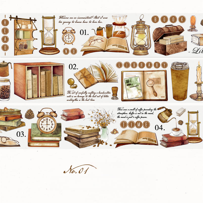Coffee Theme PET Tape