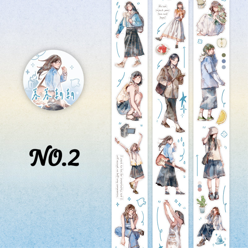 Character Die-Cut Washi Tape