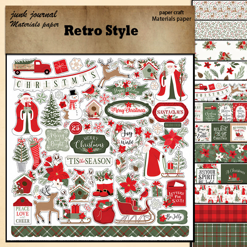 Christmas Series Scrapbook Paper
