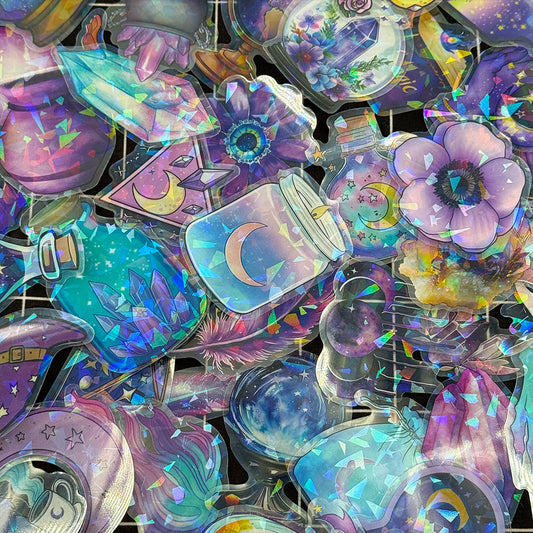 50PCS Witch Magic Sticker Pack