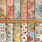 12PCS Alice's Gifts Scrapbook Paper