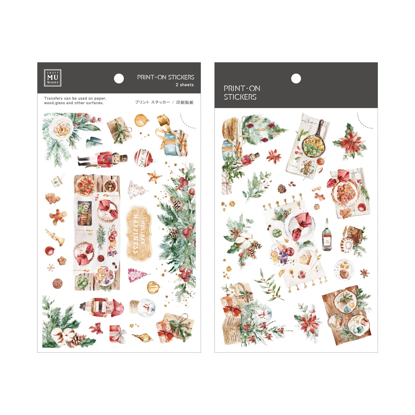 Christmas Series Transfer Stickers