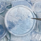 Blue Series Wax Seal Stickers
