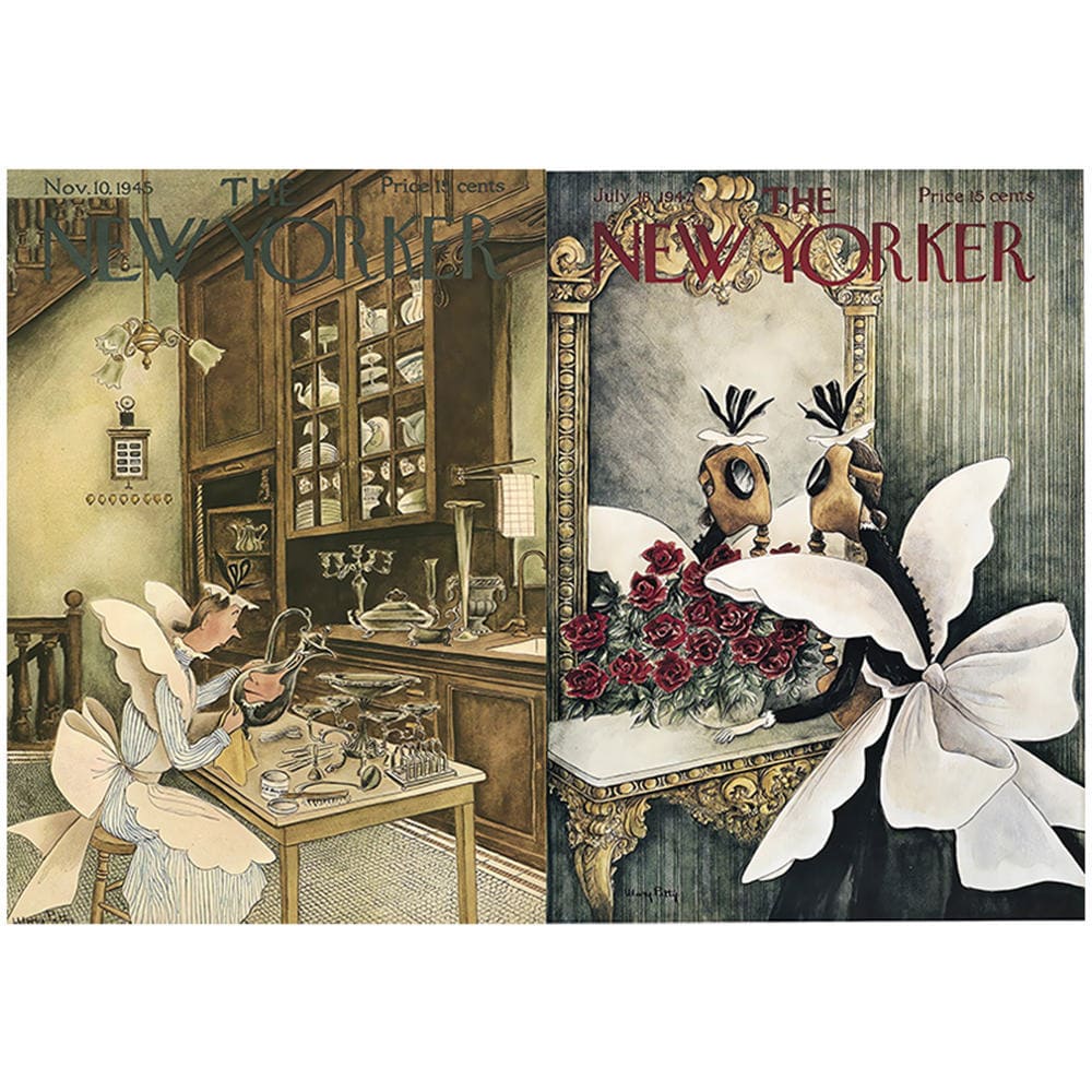 12PCS Art Magazine Cover Scrapbook Paper