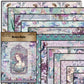 12PCS Mermaid Scrapbook Paper