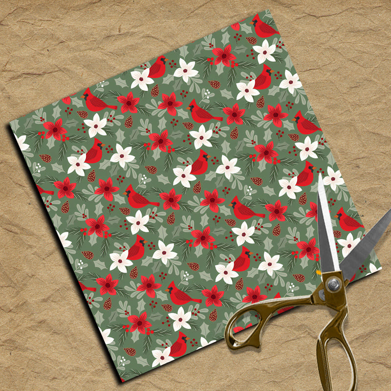 Christmas Series Scrapbook Paper