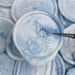 Blue Series Wax Seal Stickers