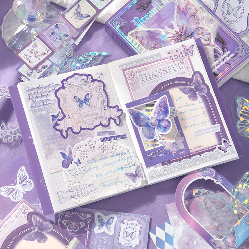 162PCS Butterfly Anthology Scrapbook  Box