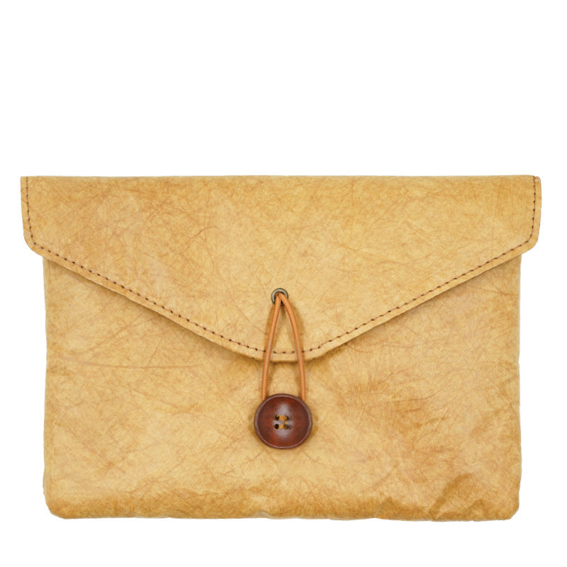 Vintage Scrapbook Material Storage Bag