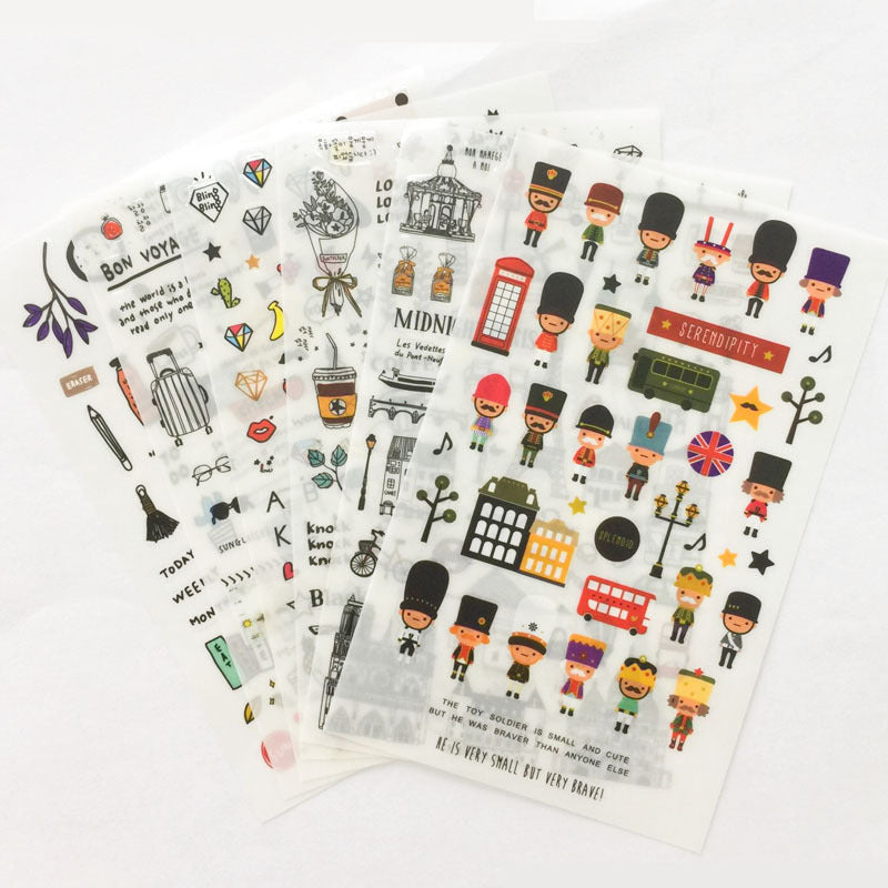 Travel Journal Stickers