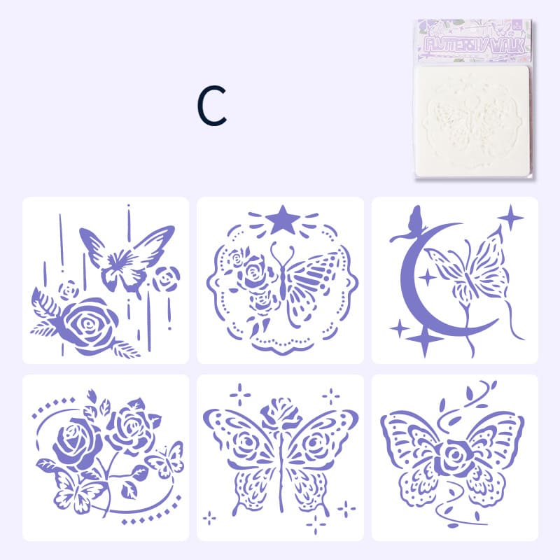 Forest Garden Painting Template